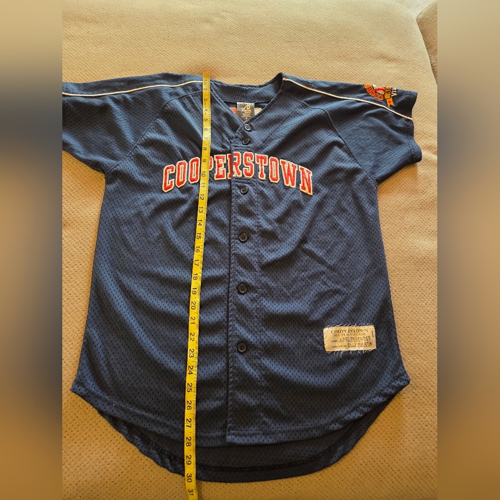 Cooperstown All Star village Blue Jersey #11 Adult Small Preowned jersey - Picture 7 of 13
